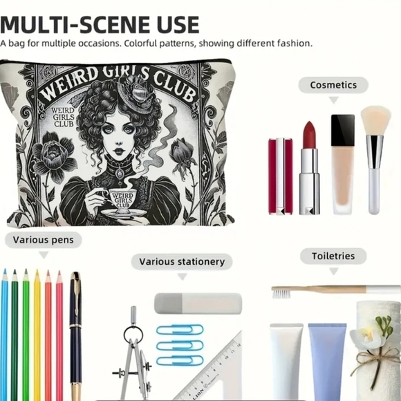 Gothic makeup bag - Picture 4 of 5